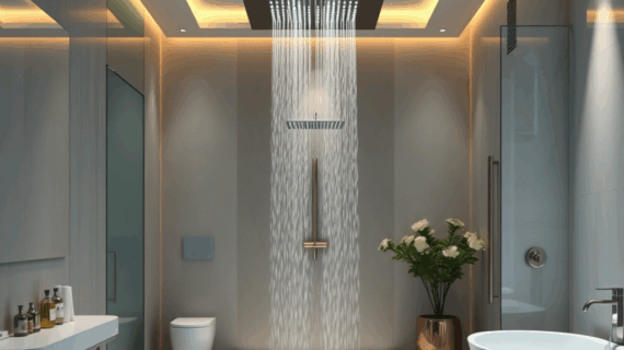 Experience Luxury with Rainfall Freestanding Shower Sets